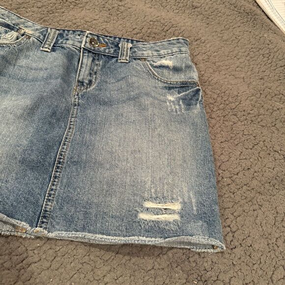 Apt 9 Jean Skirt  Size 6 Denim - Picture 3 of 7